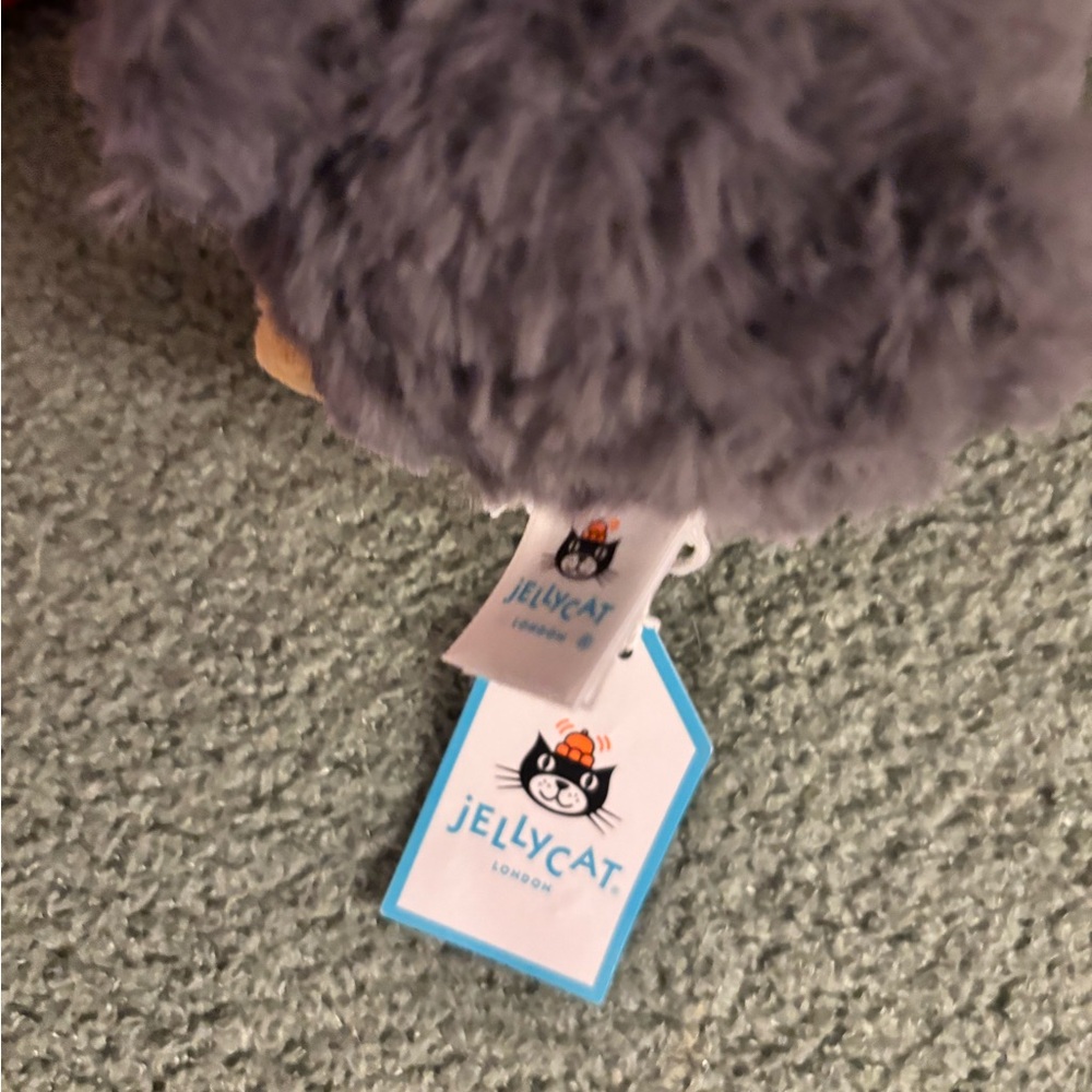Jellycat Yummy Penguin Gray and White Penguin Plush brand new with tags - Picture 7 of 7